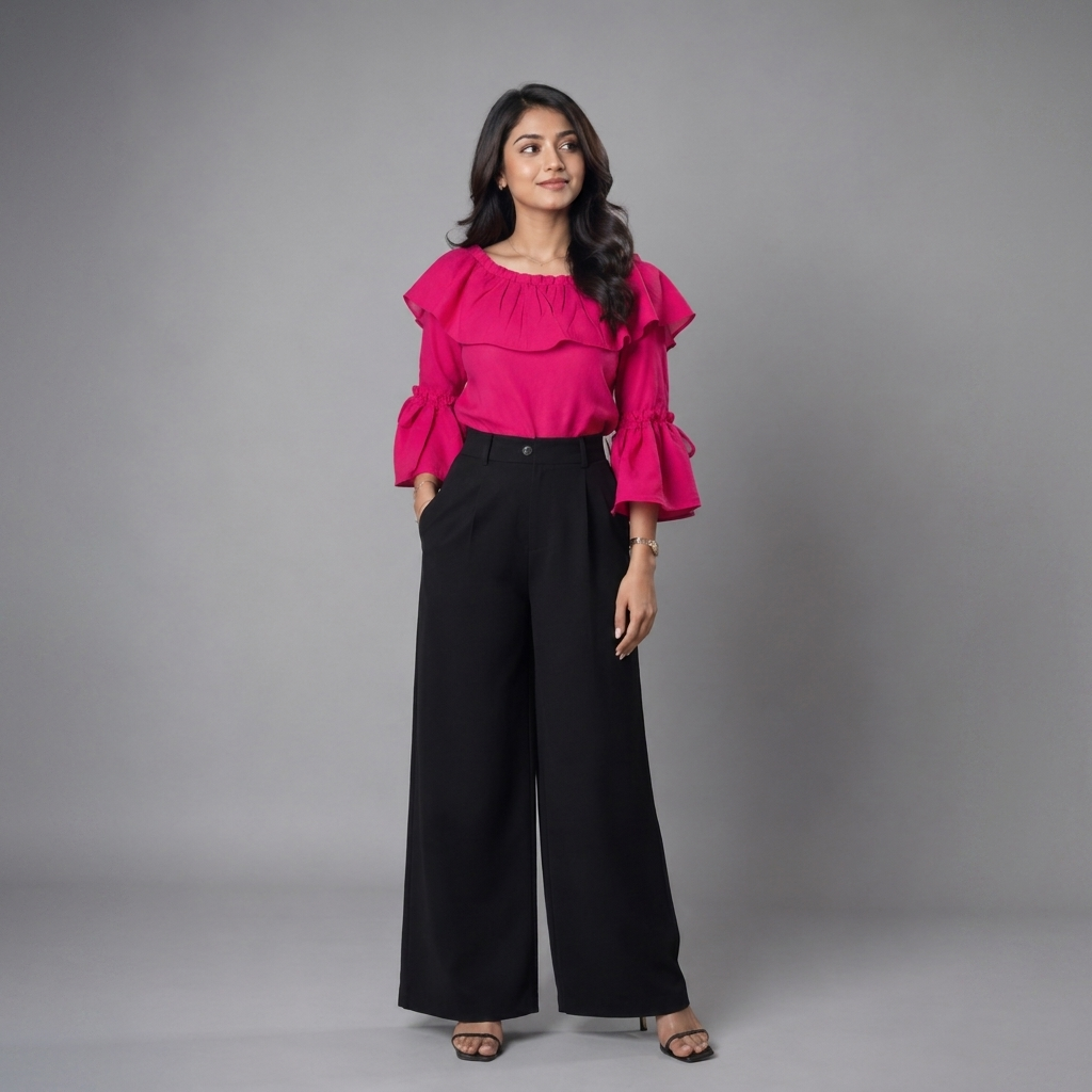 OFF Shoulder Ruffle Blouse