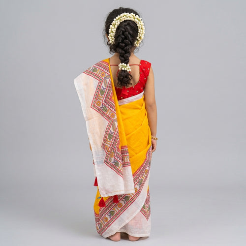 Baby Saree - Yellow