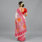 Blouse & PCs Color Printed Saree - Orange