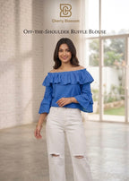Off-shoulder Ruffle Top