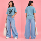 Printed Drop Shoulder T-Shirt