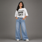 Printed Drop Shoulder T-Shirt