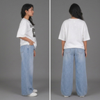 Printed Drop Shoulder T-Shirt