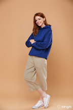 Pull Over Hoodie & pant set -Navy Blue