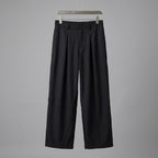 Women’s Straight Fit Pleated Formal Pant - Black