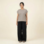 Women’s Straight Fit Pleated Formal Pant - Black